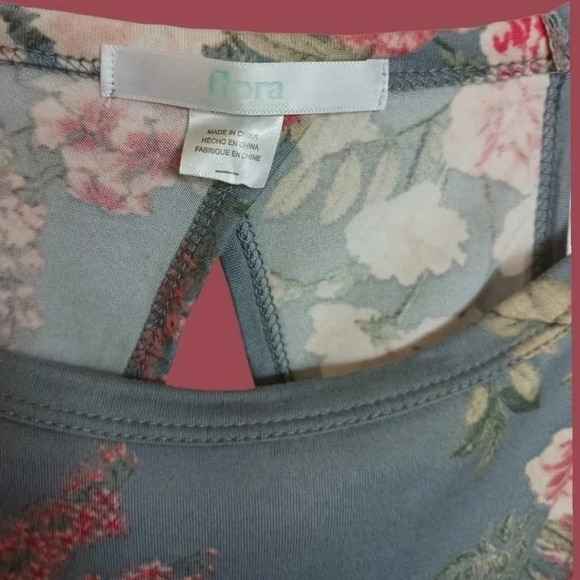 Flora tank top  confortable size M gray and pink - Picture 4 of 7